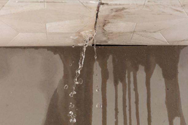 Professional Burst Pipe Cleanup technician working in West Chesterfield, NH